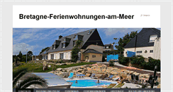 Desktop Screenshot of bretagne-ferienwohnungen-am-meer.de