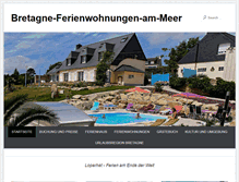 Tablet Screenshot of bretagne-ferienwohnungen-am-meer.de